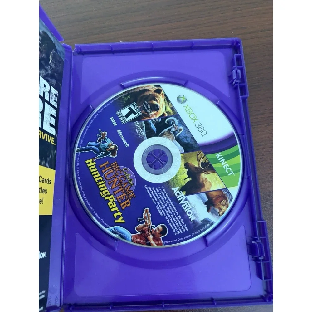 Cabelas Big Game Hunter Hunting Party (Xbox 360, 2011) Kinect
